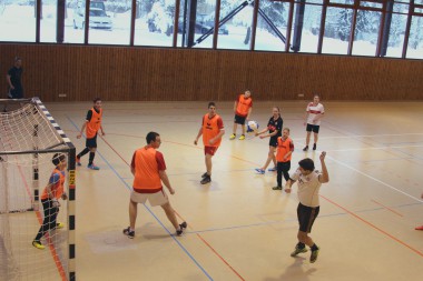 Fussballspiel bei Sport am Sonntag